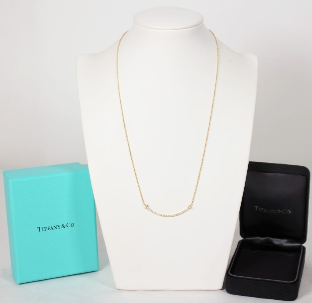 Tiffany ティファニー ネックレス Tスマイル シルバー 廃盤 - ネックレス